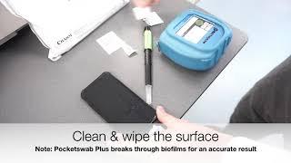 How clean is clean? Verify cleaning practices with Charm PocketSwab Plus!