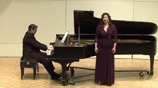 Soprano Marina de Ratmiroff with Pianist Milton Laufer performing Liszt