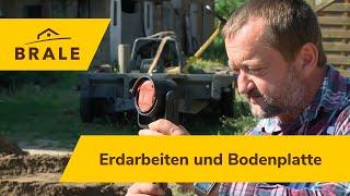 Wie entsteht ein Massivhaus? | Baudoku | So baut die BRALE: Teil 1: Erdarbeiten und Bodenplatte