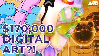 $170,000 Digital Artwork SOLD?! NFT Crypto Art, Collectables, and Games