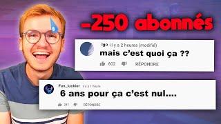 Je n'aurais peut-être pas dû faire ces vidéos...