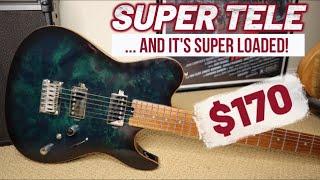 A tele guitar that is loaded with upgraded features for $170? How is it possible? #guitarreview