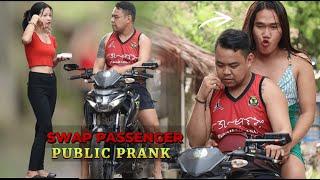 SWAP PASSENGER "PUBLIC PRANK " | akala nila ang magandang babae ang sumakay