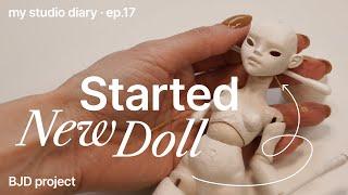 Making new BJD Doll! • My studio Diary (УКР Субтитри)