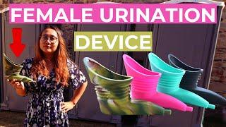 How to use DAMEPIPI, the new female urination device. (Pee standing up)
