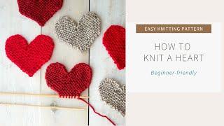 How to Knit a Heart Shape