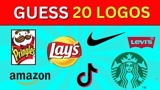 Guess The Logo Quiz | 20 Logos Challenge | #FunQuizArena