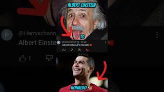 Connecting Albert Einstein To Ronaldo.