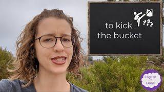 Idiom - to kick the bucket