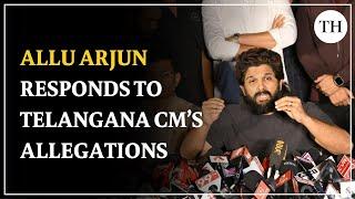 Allu Arjun defends himself amid Telangana CM’s allegations on 70 MM stampede incident