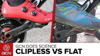 Clipless Pedals Vs Flat Pedals - Which Is Faster? | GCN Does Science