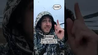 Остался один в тундре