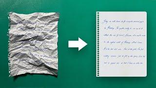 Easily UNCRUMPLE Scanned Documents in Photoshop!