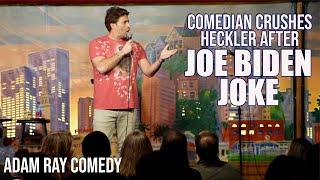 Comedian CRUSHES Heckler After Joe Biden Joke