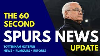 THE 60 SECOND SPURS NEWS UPDATE Ranieri Congratulates Ange on "Excellent Job!" Romero Getting Closer