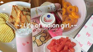 Day in my life | Aesthetic vlog indian | life of introvert girl | productive and chill vlog