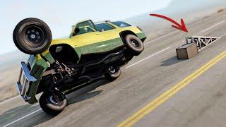 BeamNG Drive - Hitting A Flip Ramp #27