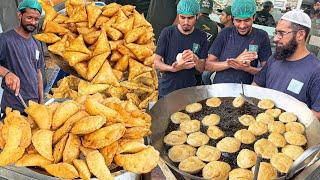 CRISPY SAMOSA, FLUFFY KACHORI & SWEET JALEBI – PAKISTAN'S FAVORITE SNACKS! ULTIMATE TEA-TIME COMBO!