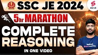 Complete Reasoning For SSC JE 2024 in One Shot | SSC JE 2024 Reasoning By Saurav Sir