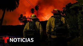 Refuerzan seguridad con la Guardia Nacional en la zona cero de los incendios de California