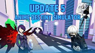 UPDATE 5, HAKI, TRAINING AREAS, NEW TITLES & MORE!! Anime Destiny Simulator Roblox!