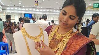  Latest Design's 1சவரன் முதல் Necklace நம்ம Trichy Mangal & Mangal தங்கமளிகை | Gold Jewellery