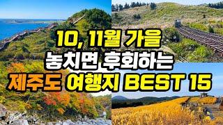 10월 11월 가을 제주도여행 1박2일 2박3일 코스 BEST 15 | 국내 꼭 가봐야 하는 제주 동쪽 서쪽 서귀포 코스