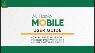How To Reset Password for an Unregistered Device