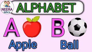 Alphabets | ALPHABETS | abcd | abcd rhymes | abcd phonic song with sound| A for Apple| abcd song