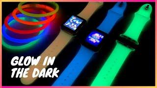 Glow In the Dark Apple Watch Band Review - Collection by Epic Watch Bands $16.99!!