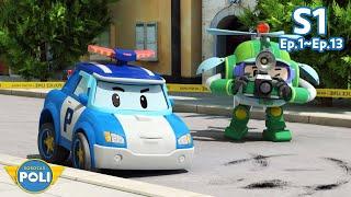 Robocar POLI Stagione 1 | Ep.1~Ep.13 | 145 min | Cartoon per Bambini | Robocar POLI tivù