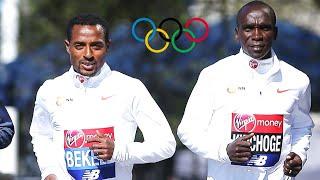 ¡ELIUD KIPCHOGE CONTRA KENENISA BEKELE! || Maratón Olímpico 2024