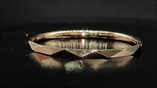 Rose Gold Graff half diamond Bracelet