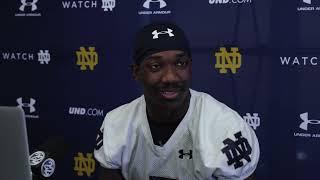 @NDFootball | #5 Cam Hart (4.12.22)