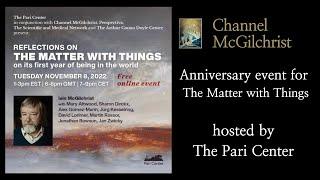 Reflections on Iain McGilchrist's The Matter with Things - Pari Center Anniversary event