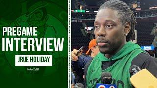 Jrue Holiday Reacts to Hornets Naming Charles Lee Head Coach | Celtics Pregame