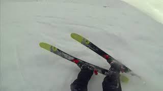 Emil Stegfeldt skis out of bounds l NM 2014