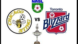 1984-10-01 NASL Soccer Bowl Game 1 Chicago Sting vs Toronto Blizzard first Half