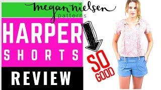 Megan Nielsen Harper Shorts Sewing Pattern Review