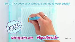 Making gifts with Aquabeads: Keyring