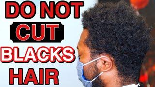 HOW TO CUT BLACK MEN HAIR | Don't cut BLACK PEOPLE until you SEE THIS!