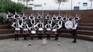 North Lanarkshire Schools Pipe Band World Champions Perform