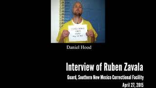 Guard Ruben Zavala interview - Murder case of Daniel Hood