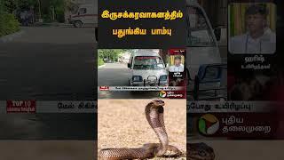 இருசக்கரவாகனத்தில் பதுங்கிய பாம்பு | #theni | #snake | #twowheelar | #shorts