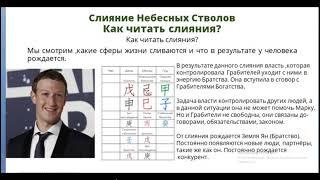 Карта рождения бацзы. Слияние Небесных Стволов.