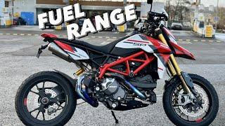 How Far Before I Ran Out Of Fuel 2022 Ducati Hypermotard 950 SP