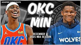 Minnesota Timberwolves vs Oklahoma City Thunder Full Game Highlights | Dec 31 | 2025 NBA Season