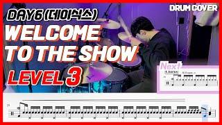 Day6(데이식스) - Welcome to the show Lv3/드럼악보/Drum score/드럼 커버/Drum cover