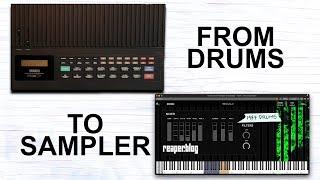 How I made my first Instrument in Decent Sampler - 1987 Drums (free download)