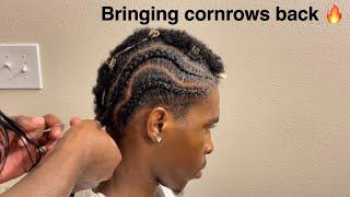 How to: Wavy Cornrow Hairstyle On Very Short Hair.